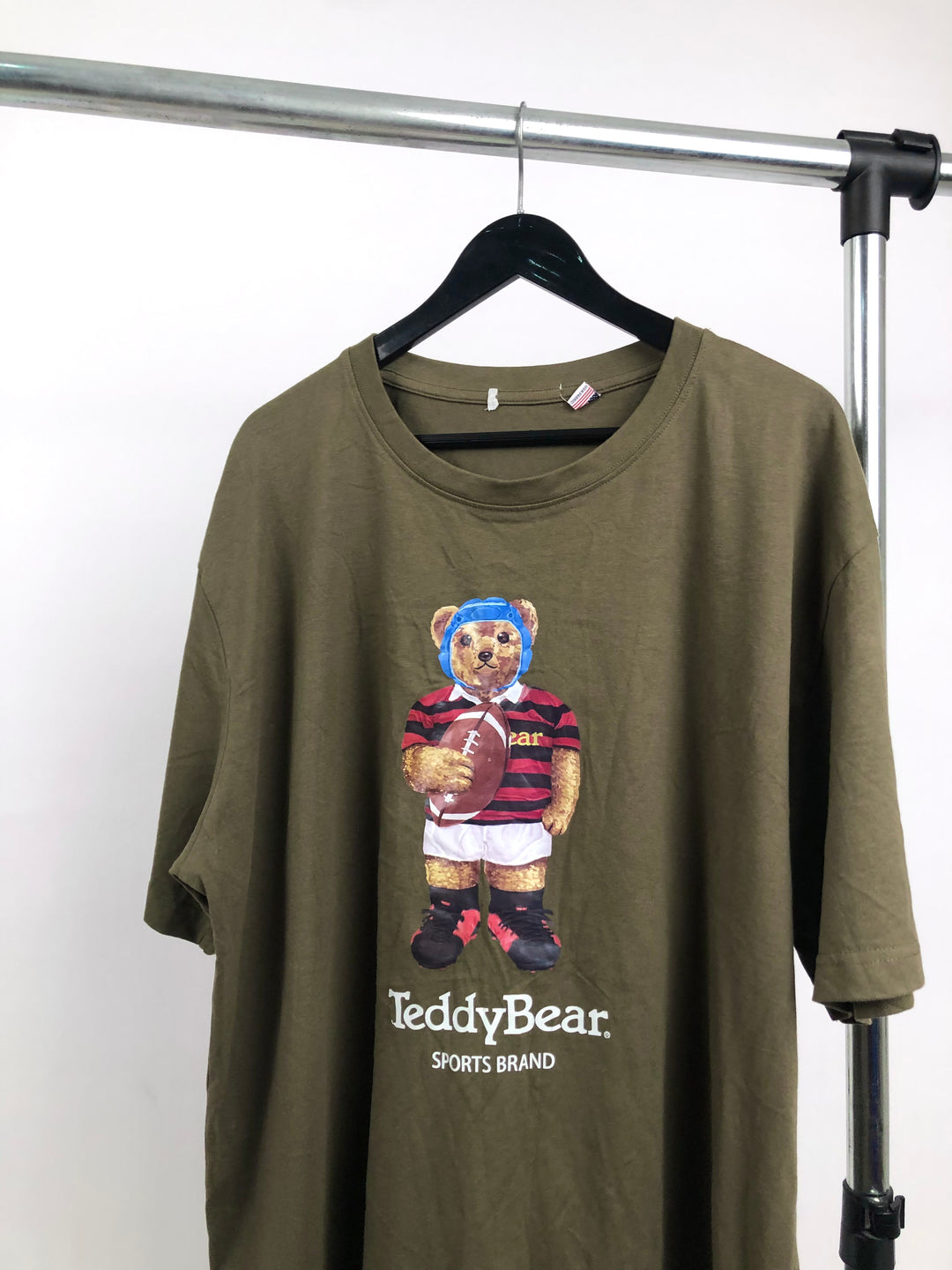 Polo Sports Teddy Bear T-shirt in khaki