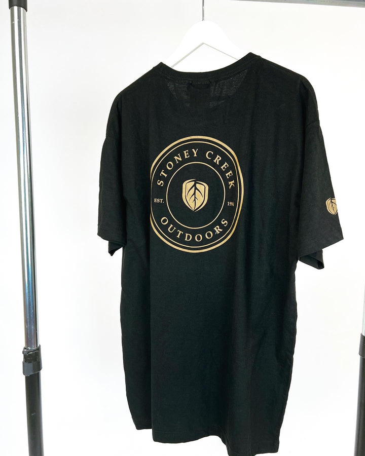 Stoney Creek Backprint T-shirt in black