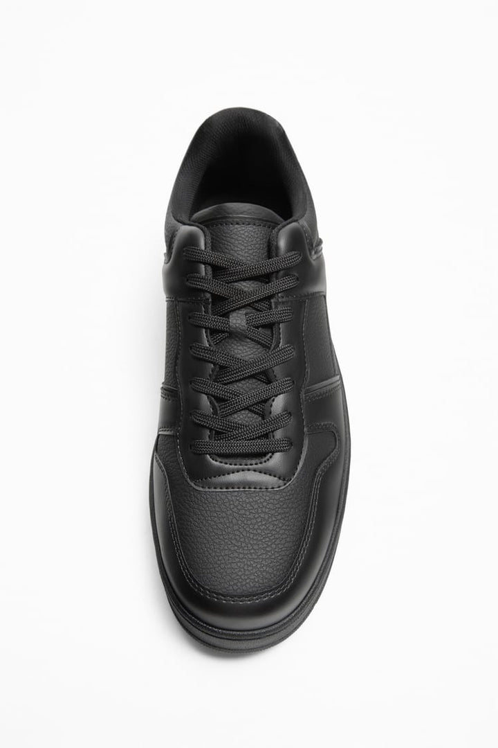 Zara Monochrome Trainers in Black