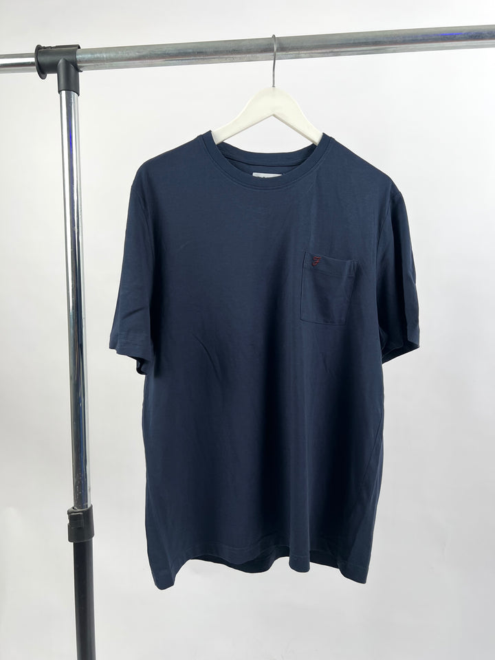 Farah Pocket T-shirt in navy