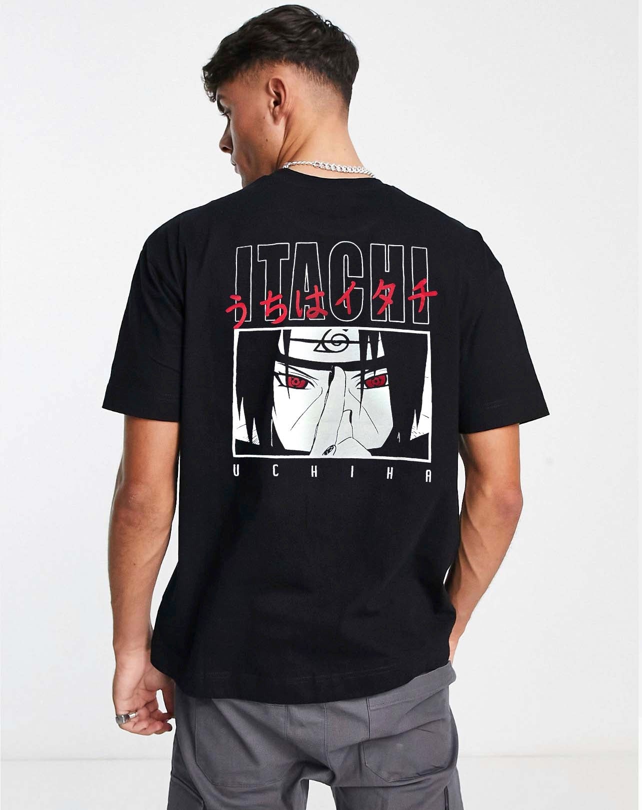 Itachi Backprint T-shirt in black – Garmisland