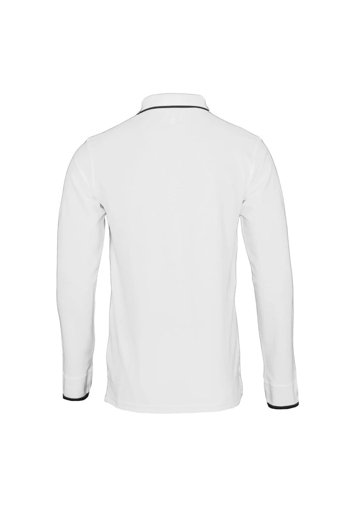 U.S Polo Assn long sleeve polo shirt in white