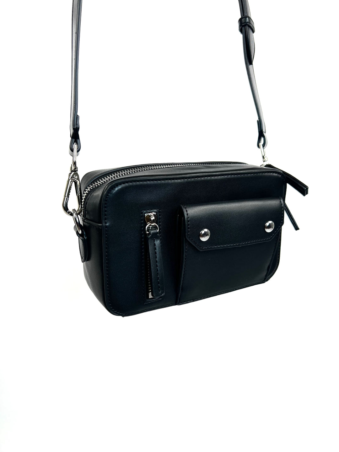 Utility Leather Cross Body Bag