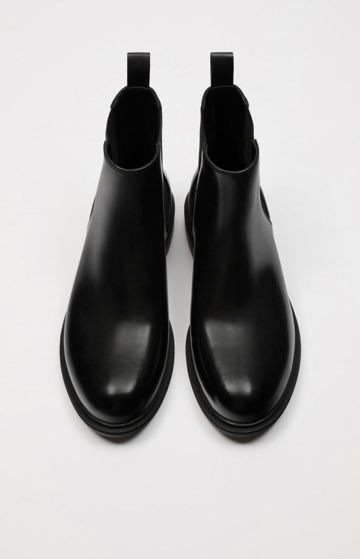 ZARA CHELSEA Ankle Boots in Black