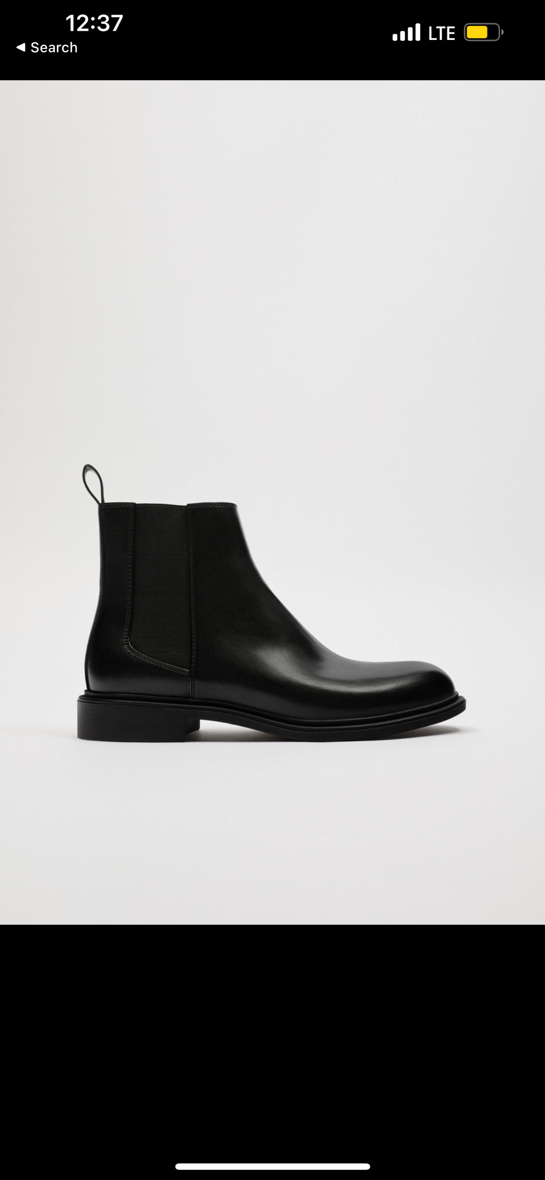 ZARA CHELSEA Ankle Boots in Black