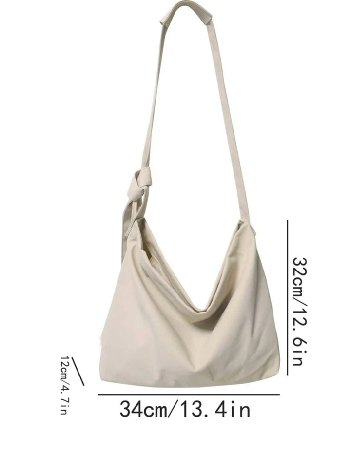 Minimalist Hobo bag in Beige