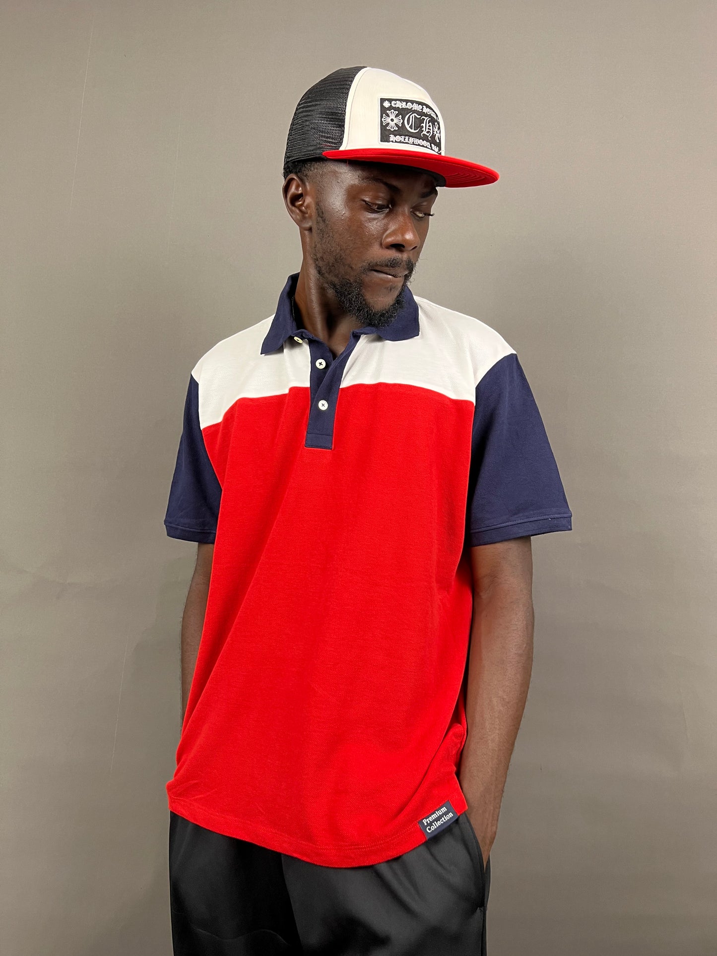 Gents Colorblock polo shirt