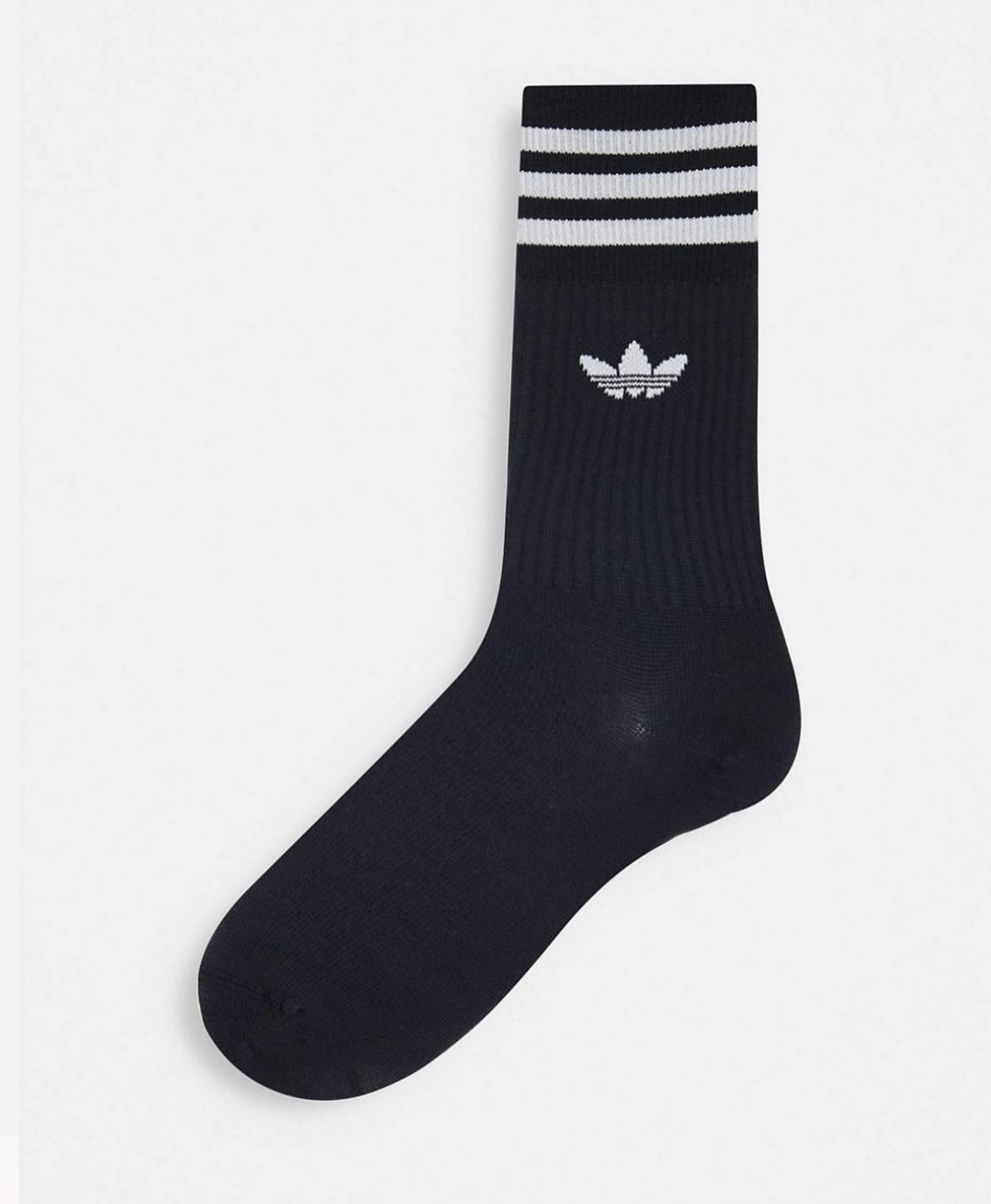 Adidas crew socks black