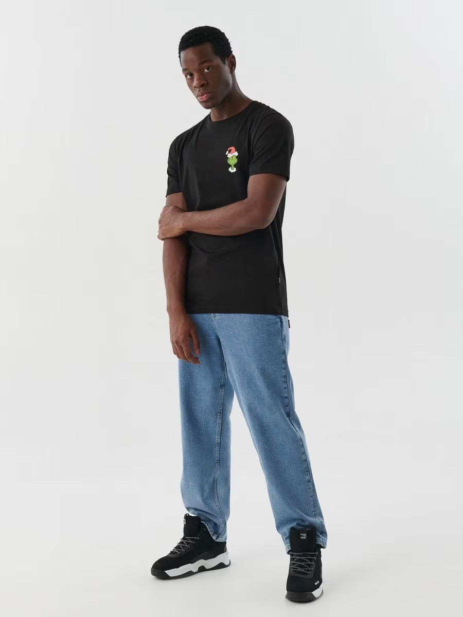 Cropp Grinch Backprint T-shirt in black