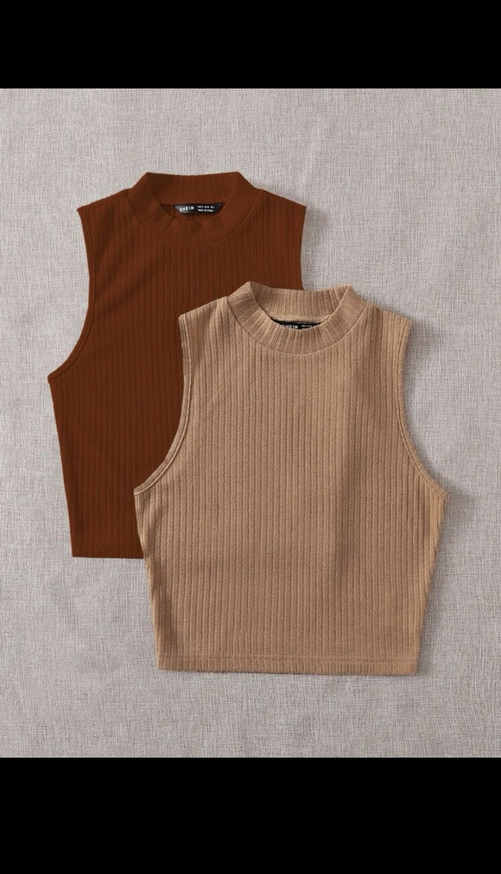 2 Pack Rib-knit Tank Top