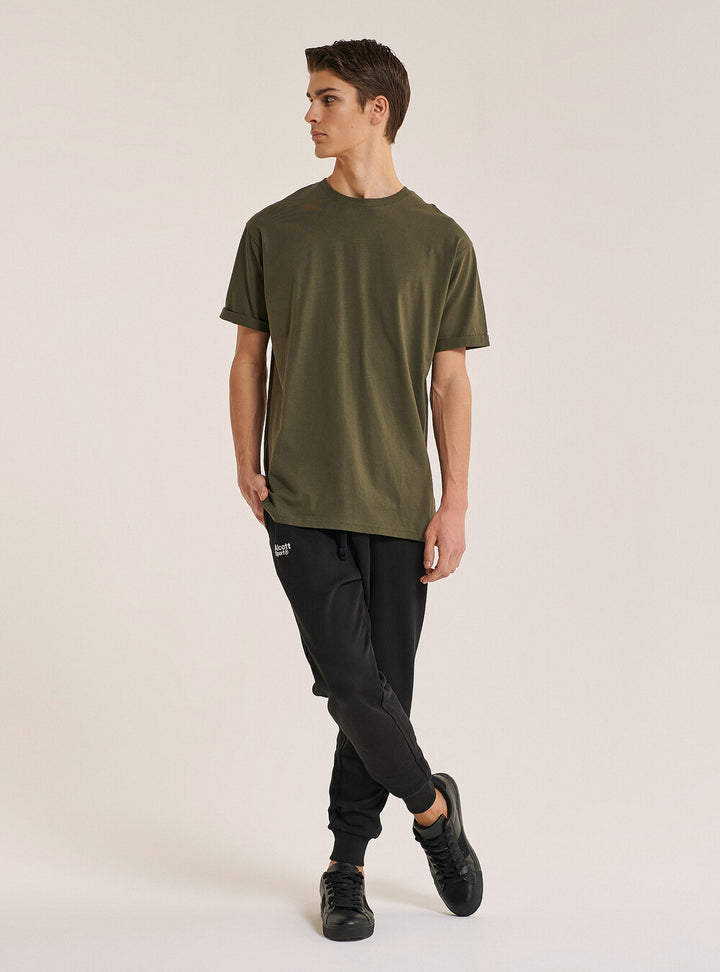 Alcott cotton t-shirt in army green