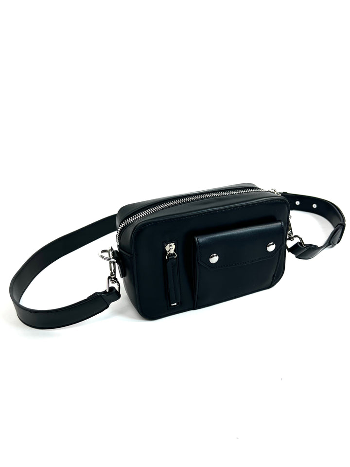 Utility Leather Cross Body Bag