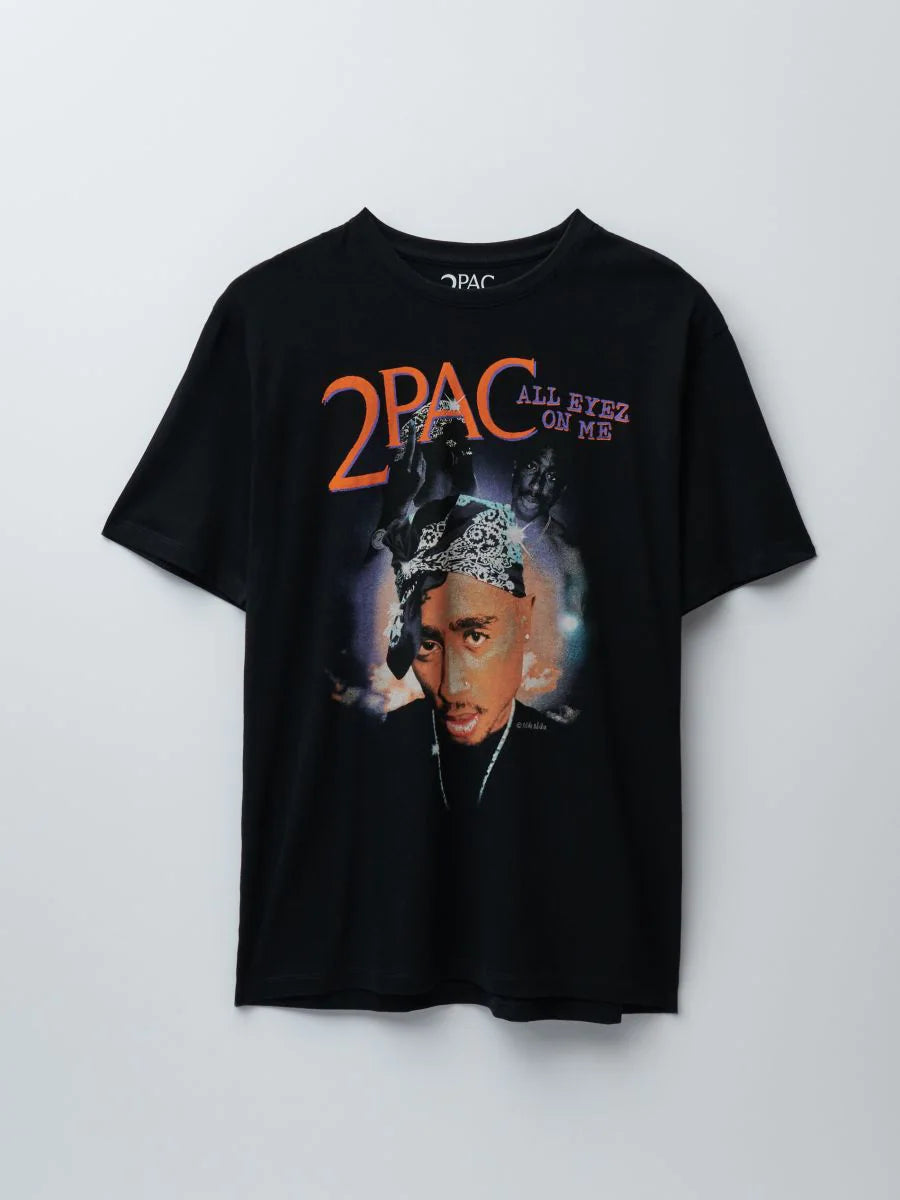 Housebrand Tupac T-shirt in black