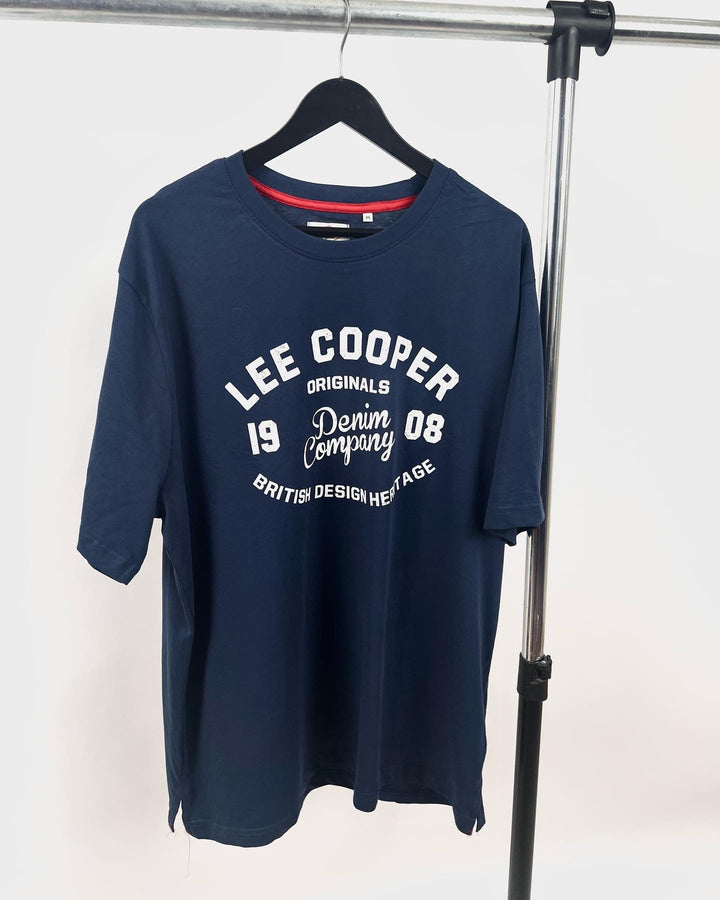 Lee Cooper Print T-shirt in navy