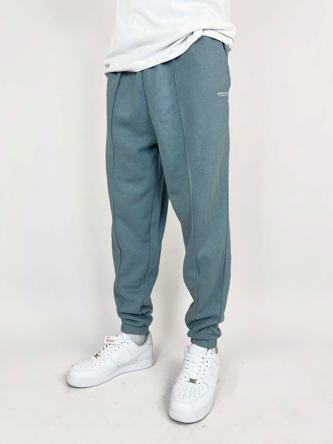 Paid in Full Jogger pants in Teal