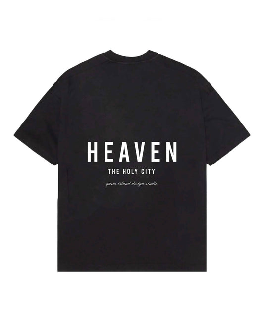 Garm Island Minimalist Heaven T-shirt in black