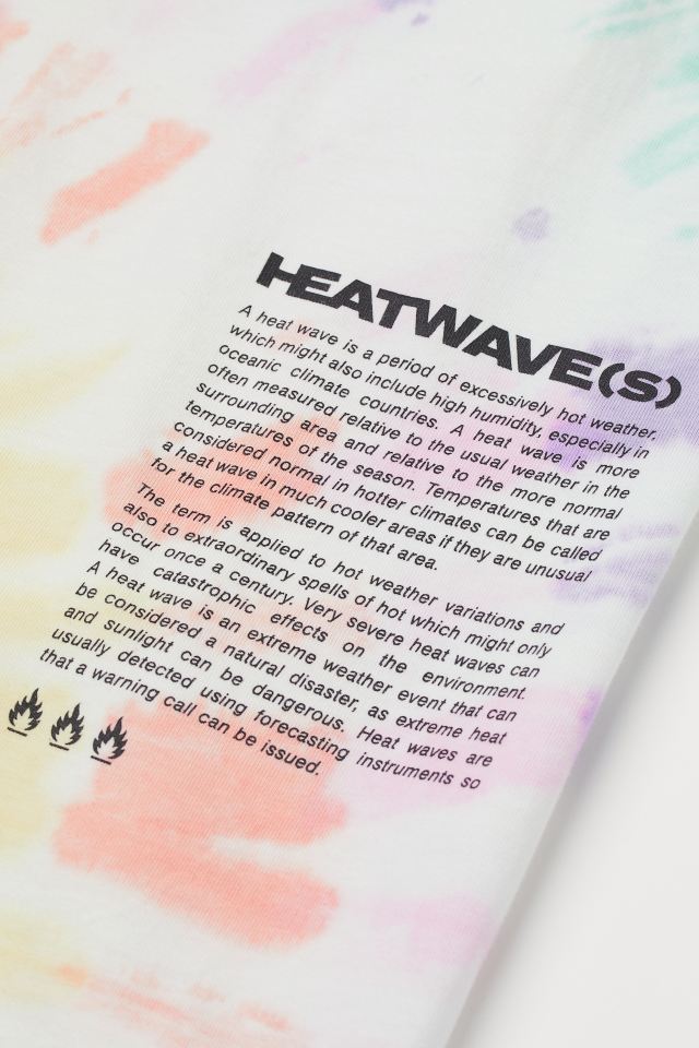 H&M Heatwaves T-shirt in dye