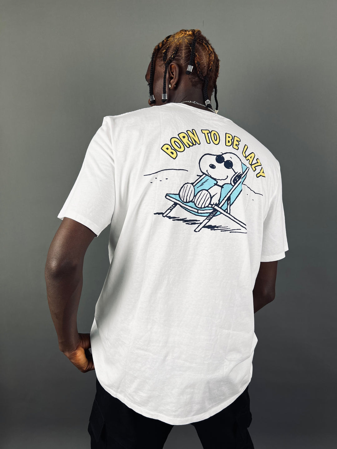 Peanuts Backprint T-shirt in white
