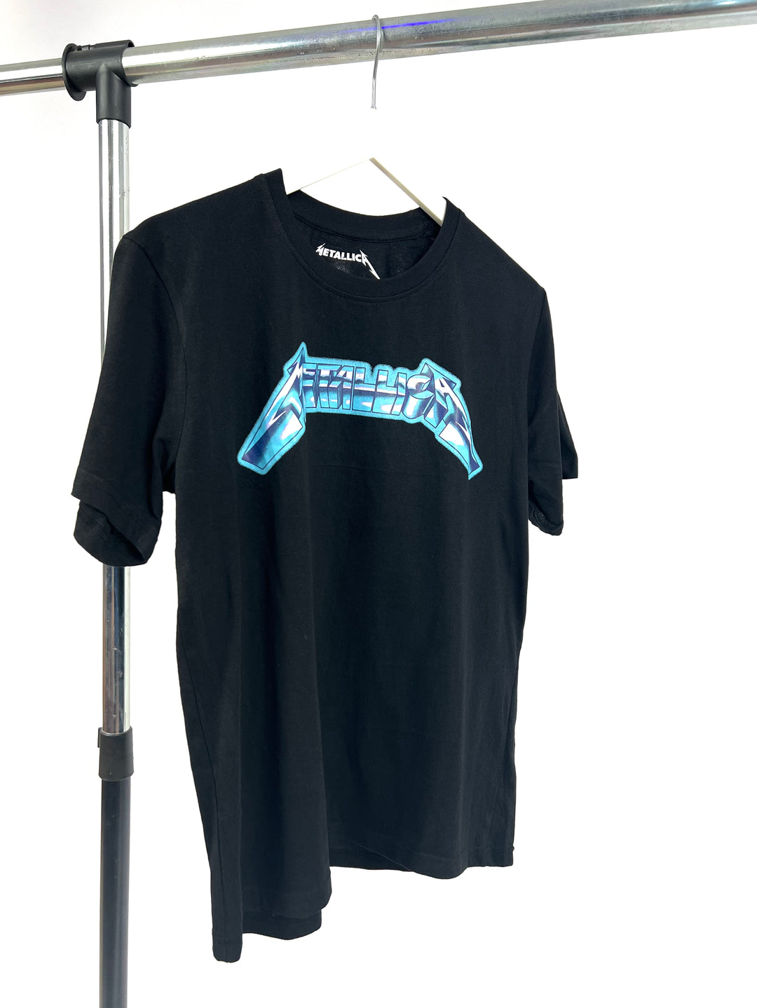 Metallica Lightning print T-shirt in black