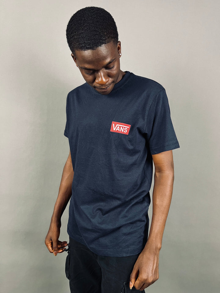 Vans OTW logo Backprint T-shirt in Navy