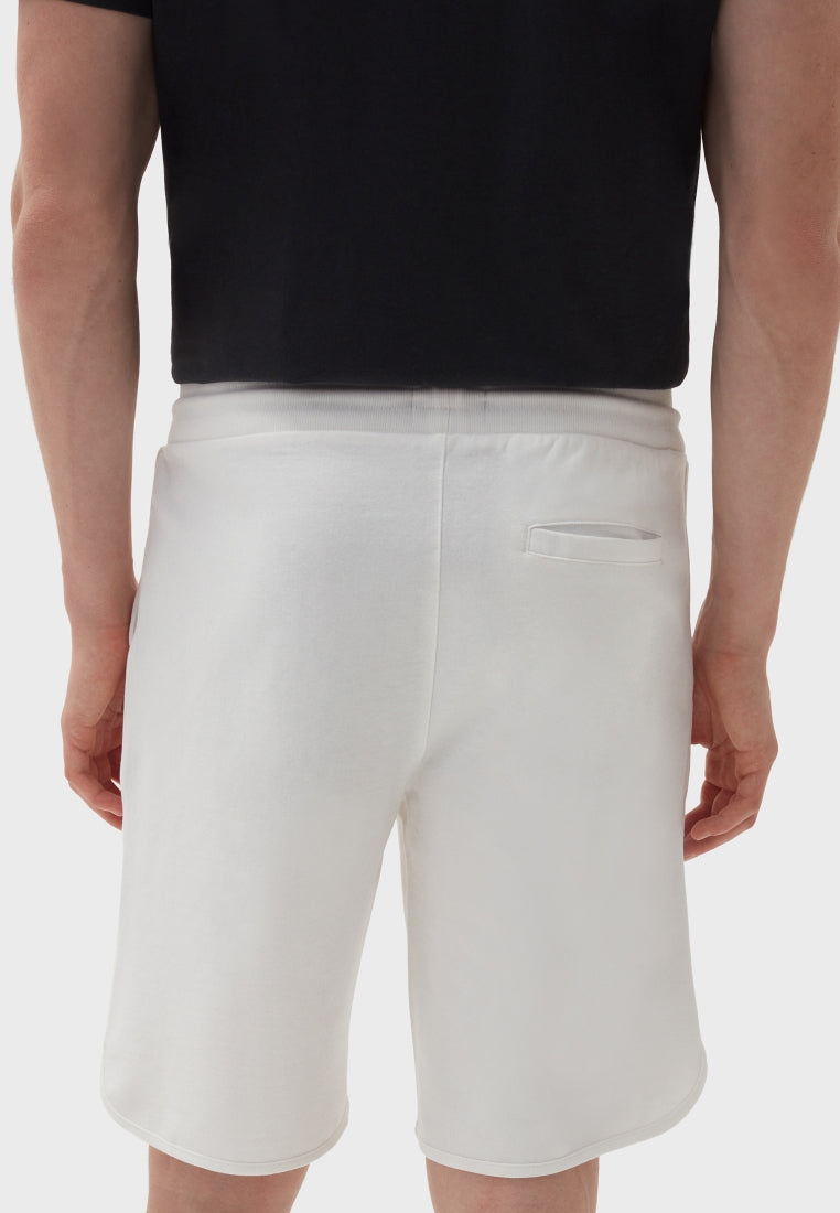 OVS Shine Drawstring shorts in white