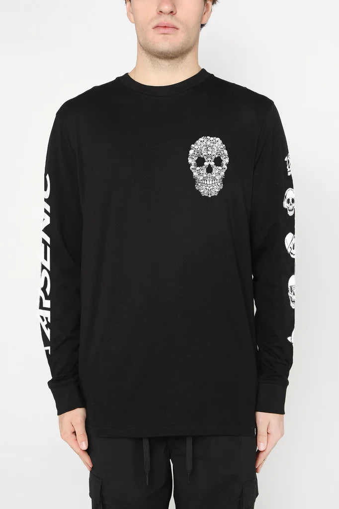 Arsenic mob mentality print long sleeve t-shirt