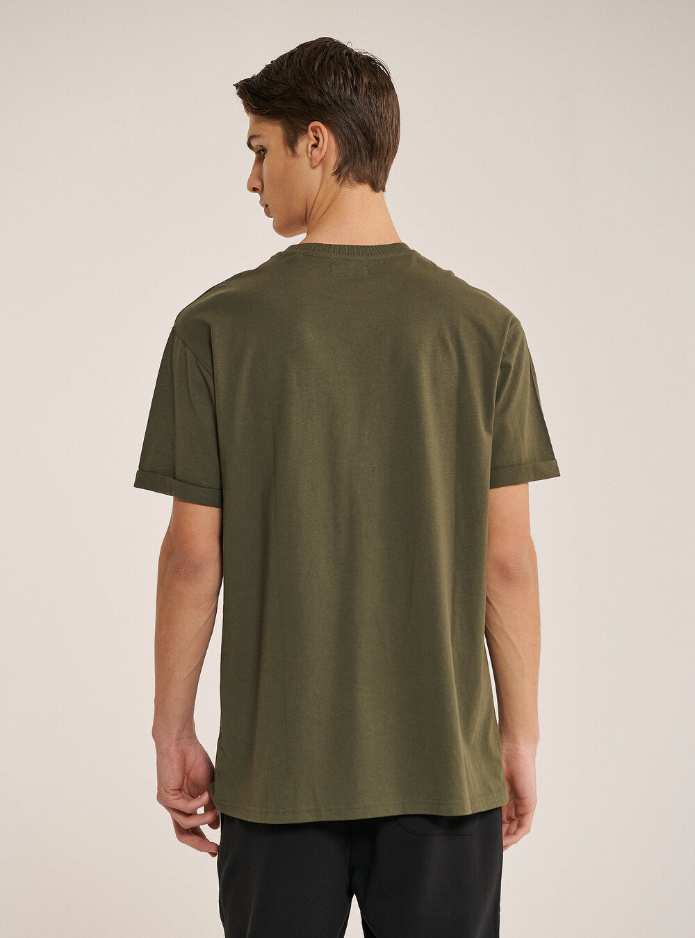 Alcott cotton t-shirt in army green