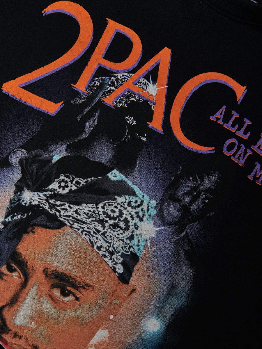 Housebrand Tupac T-shirt in black