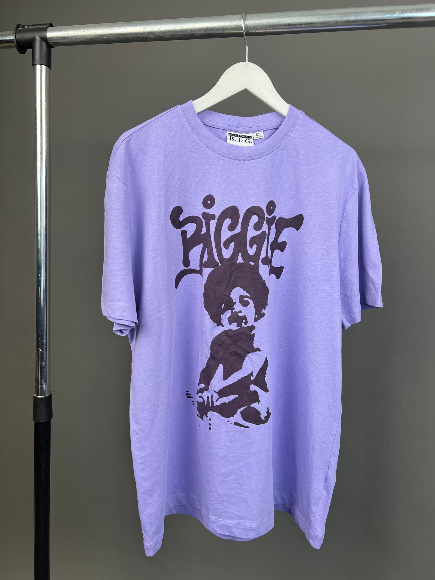 Notorious BIG Graphic T-shirt in purple