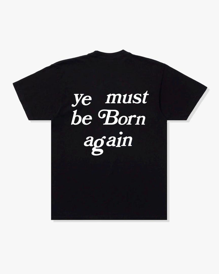 Ye Must be born Again Backprint T-shirt in black