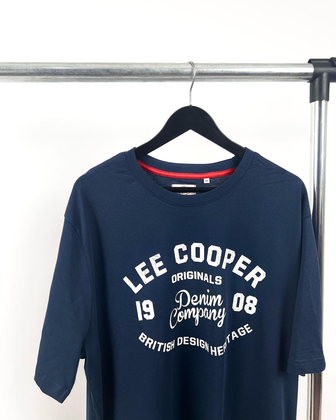 Lee Cooper Print T-shirt in navy