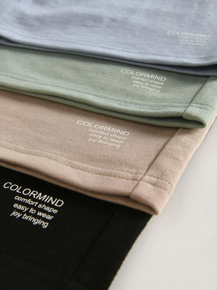 Reserved Colormind Jogger shorts in lavender beige