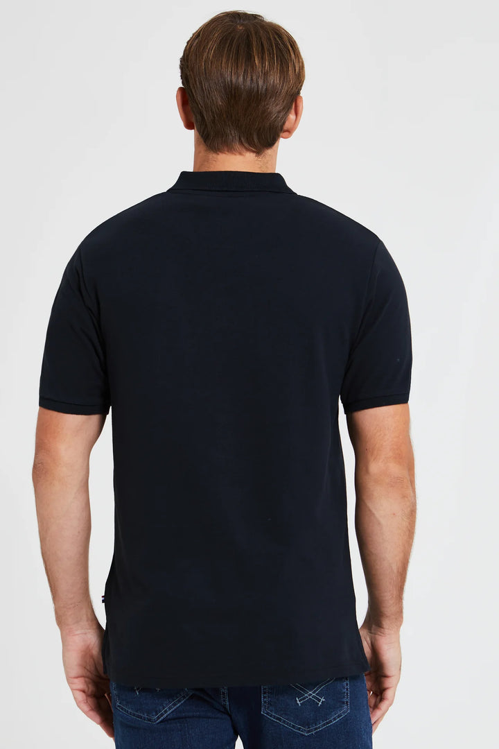 U.S Polo Assn short sleeve polo shirt in black