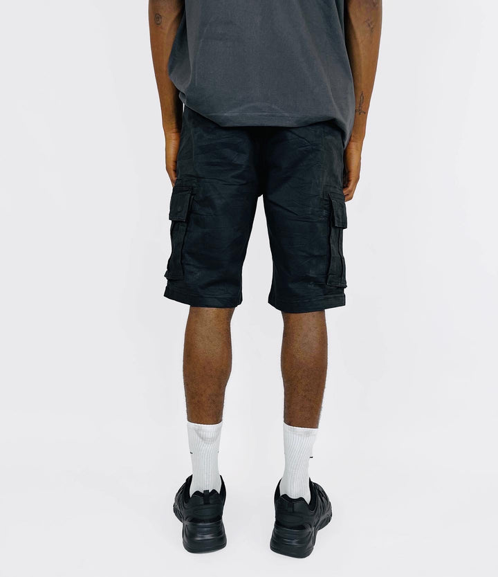 Funky Buddha Cargo Shorts in Black