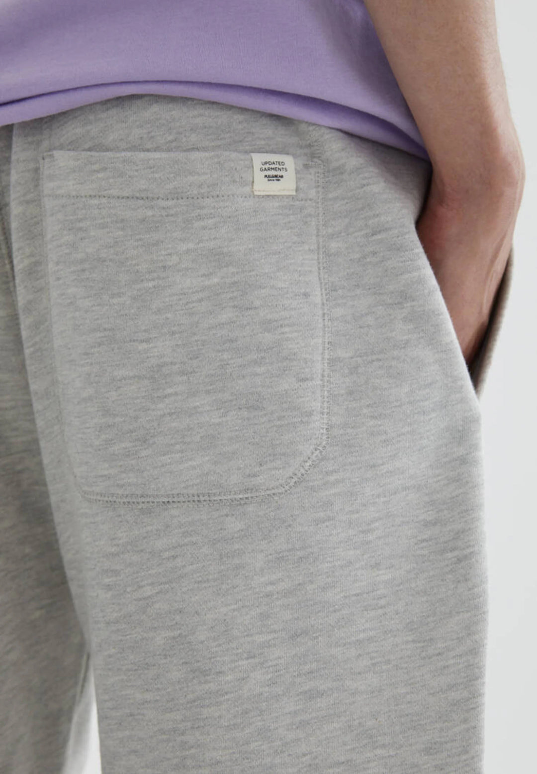 Pull&Bear jogger shorts in grey