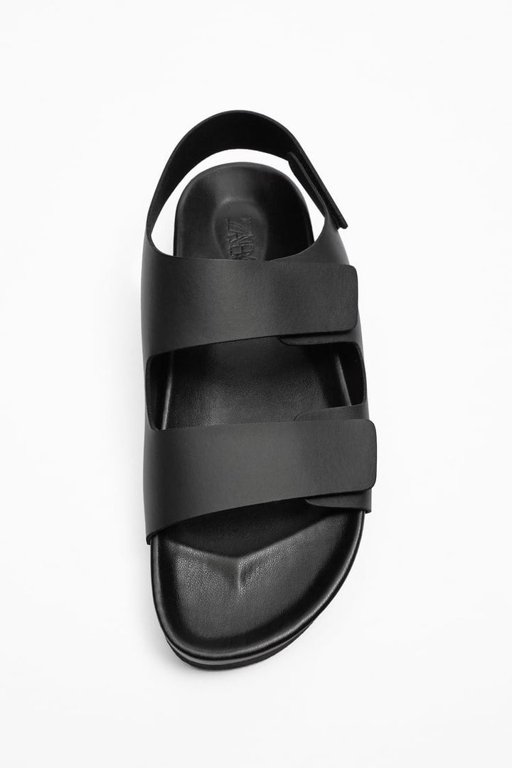 ZARA STRAPPY LEATHER SANDALS