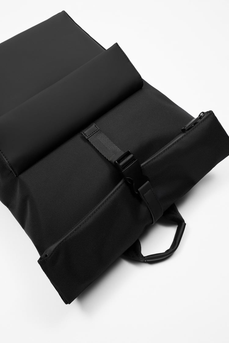 ZARA COMBINATION FLAP BACKPACK