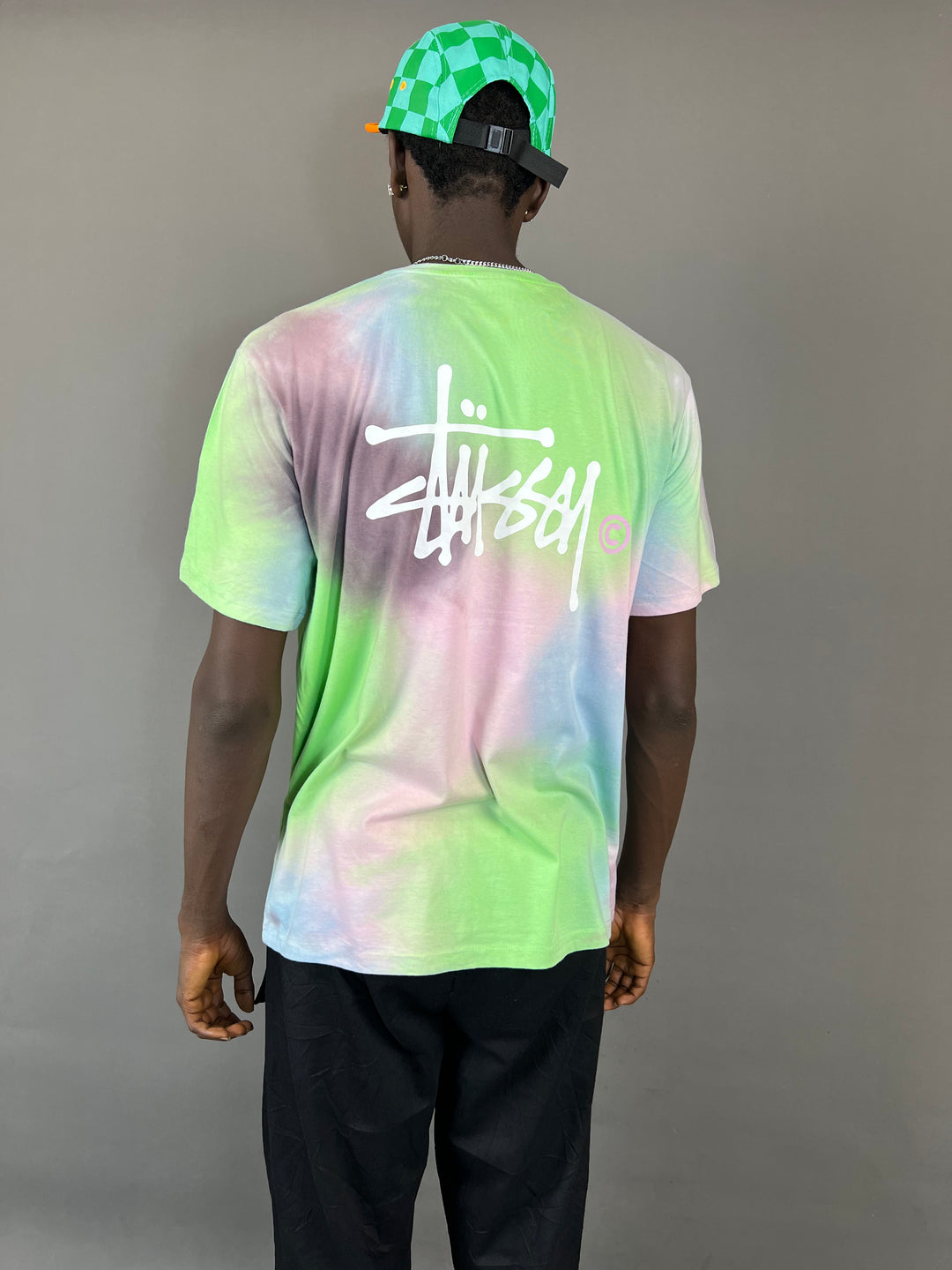 Stussy slime dye t-shirt