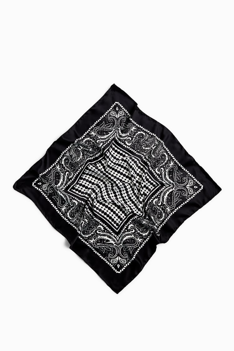 ZARA PRINTED BANDANNA
