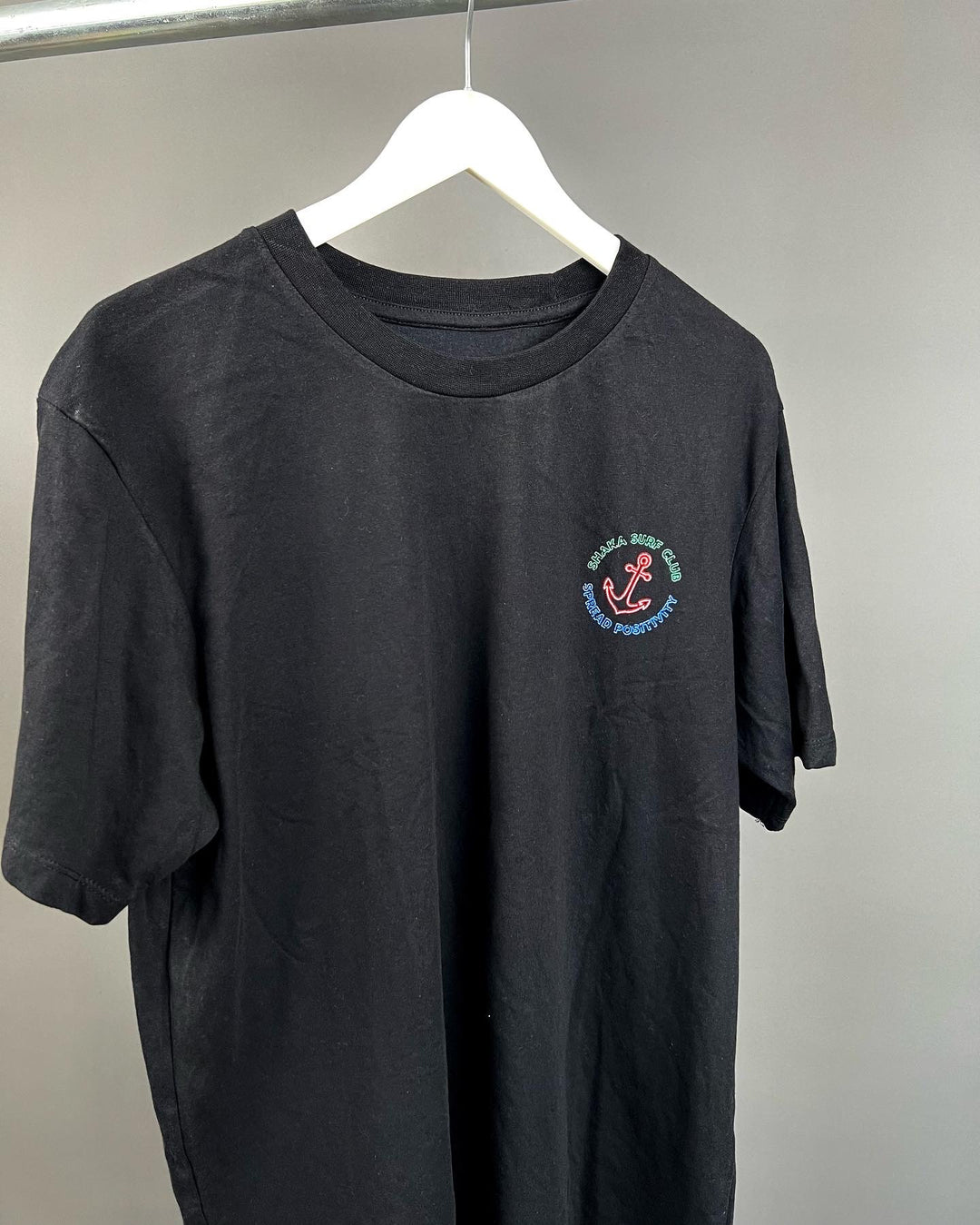 Shaka Surf Club Backprint T-shirt in black