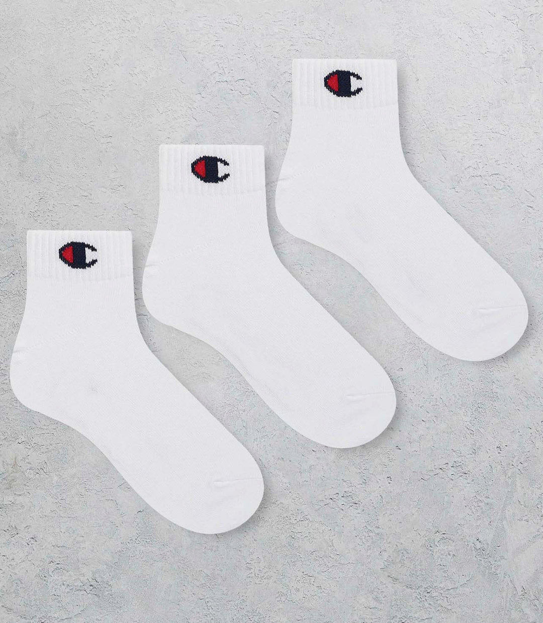 Champion 3 pack logo ankle socks