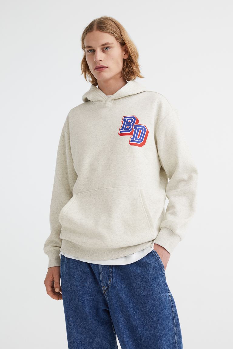 H&M BD relaxed fit hoodie in gray