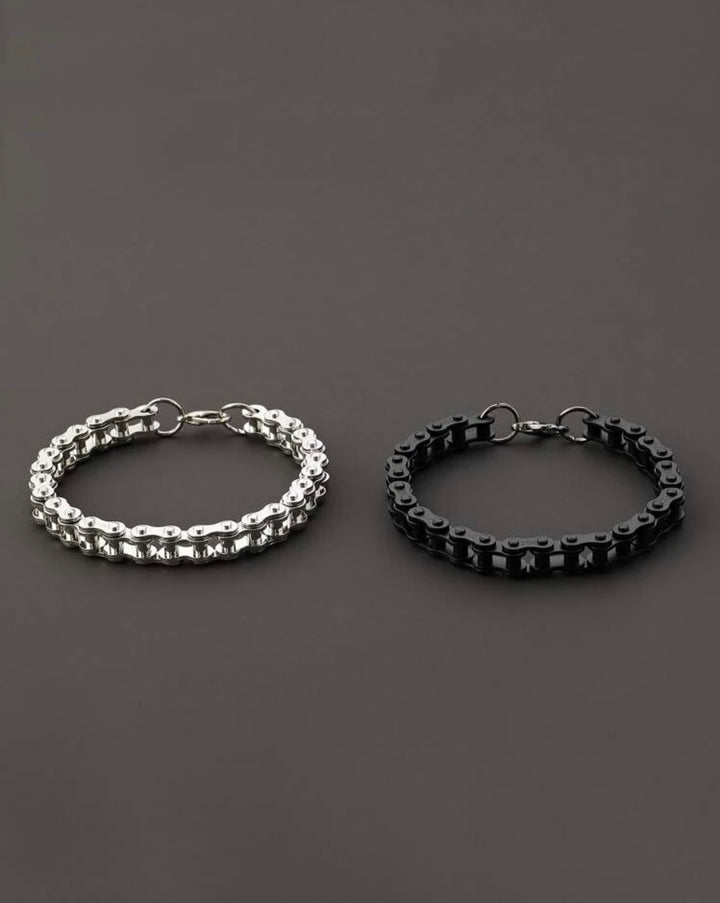 2pc Bike Chain Design bracelet