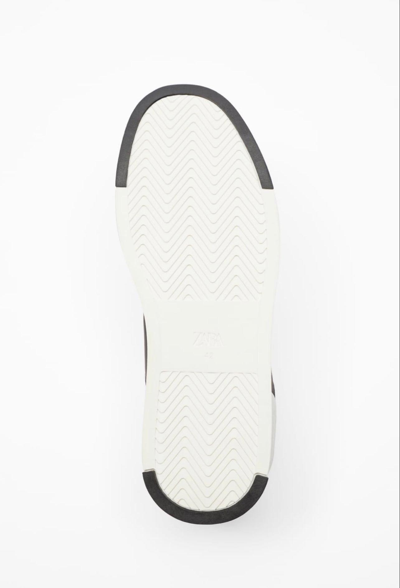 Zara Contrast Trainers in Black/White Garmisland