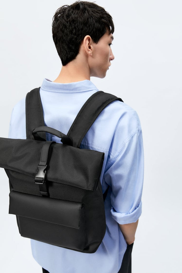 ZARA COMBINATION FLAP BACKPACK