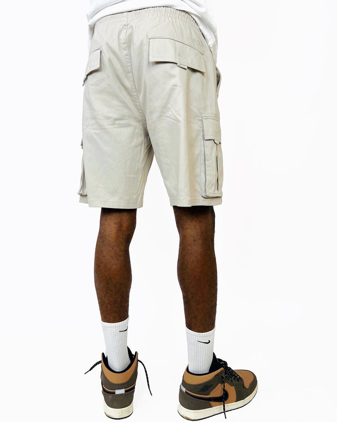 Rivers Cargo Shorts in Beige