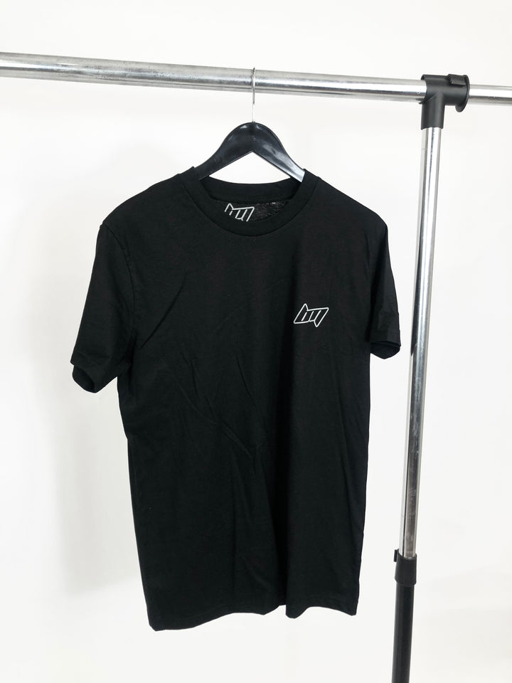 BM print T-shirt in black