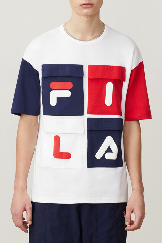 Fila hakon t-shirt in white