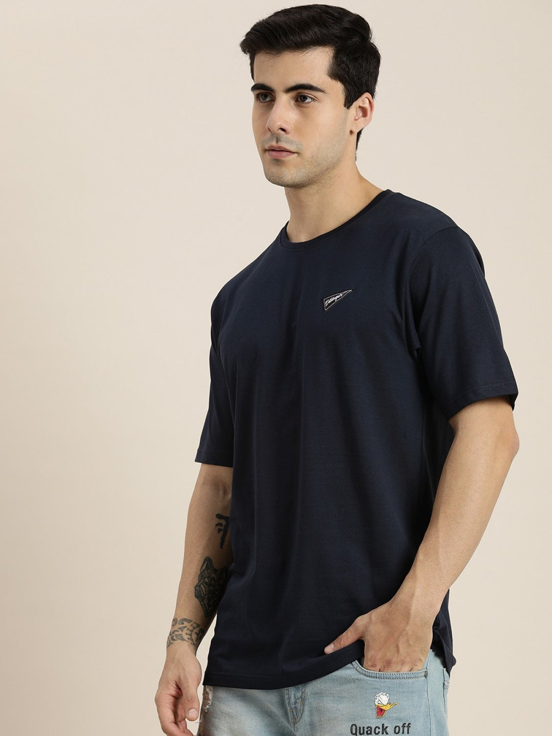 Dillinger Backprint T-shirt in navy