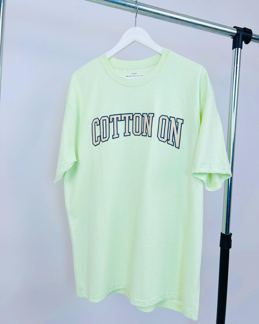 Cotton On Embroided T-shirt in mint